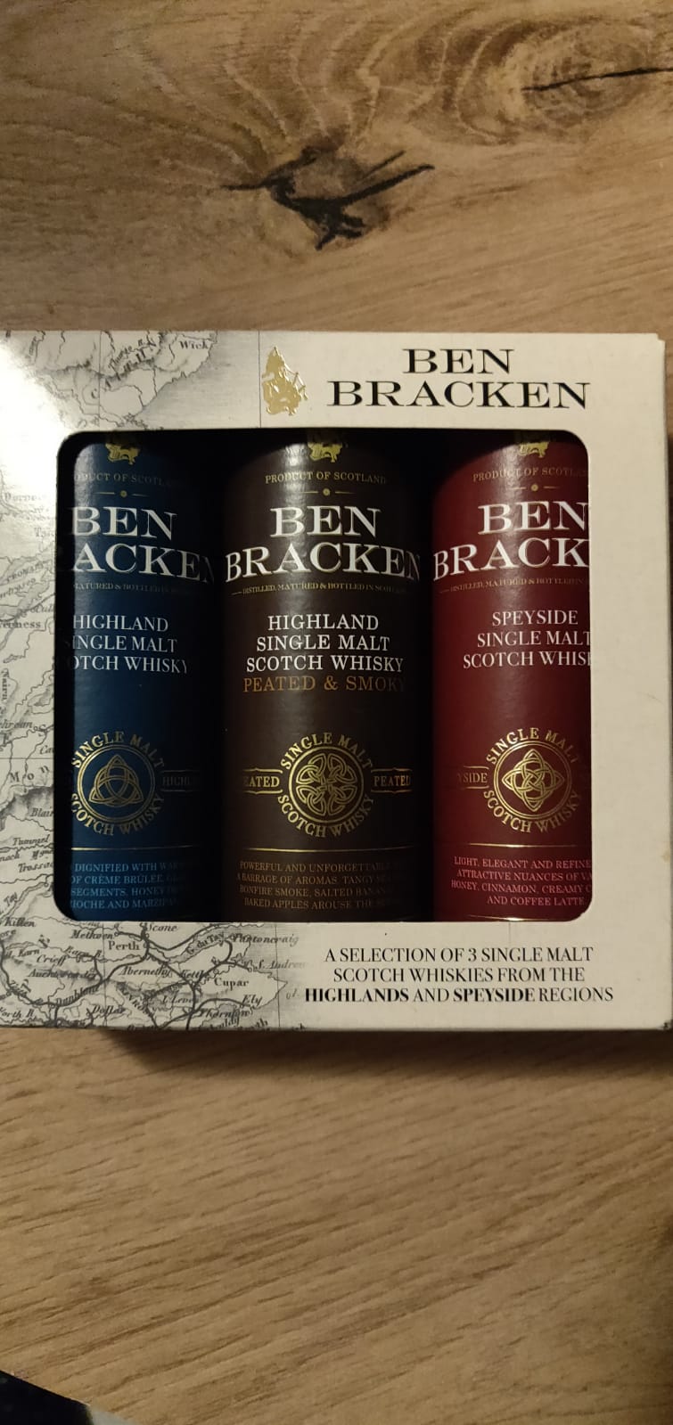Ben Bracken Single Malt Scotch Mini-Pack Whisky für l 3 0,05 x LIDL - Whiskygraphie
